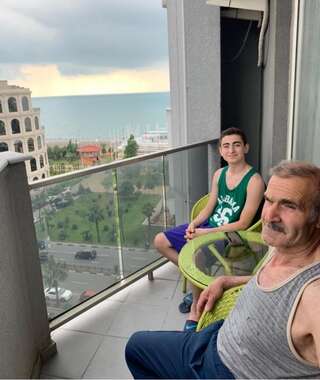 Апарт-отели ORBI SEA TOWERS Батуми Семейный номер с видом на море-8